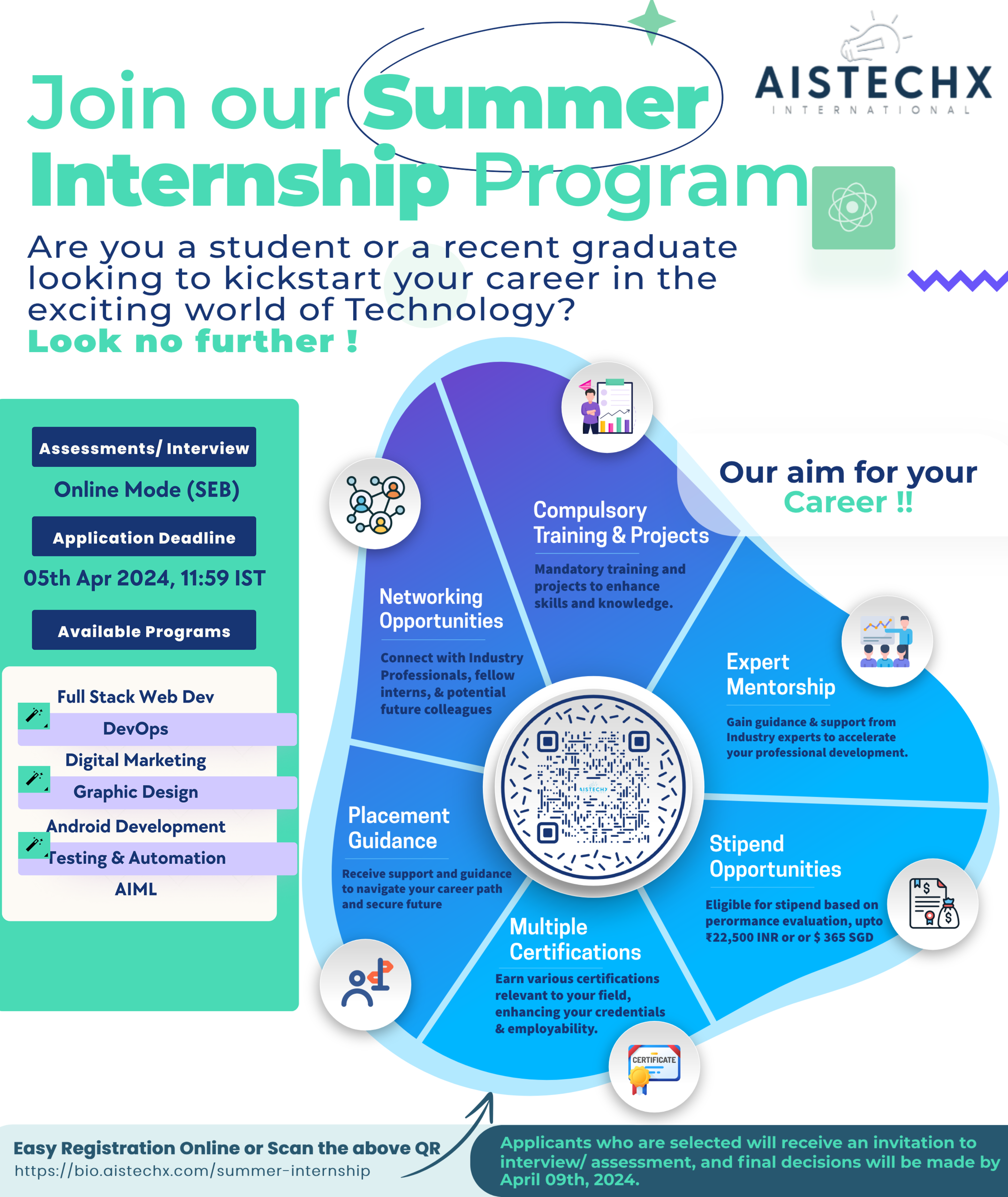 Join Our Summer Internship Program at AISTECHX International!